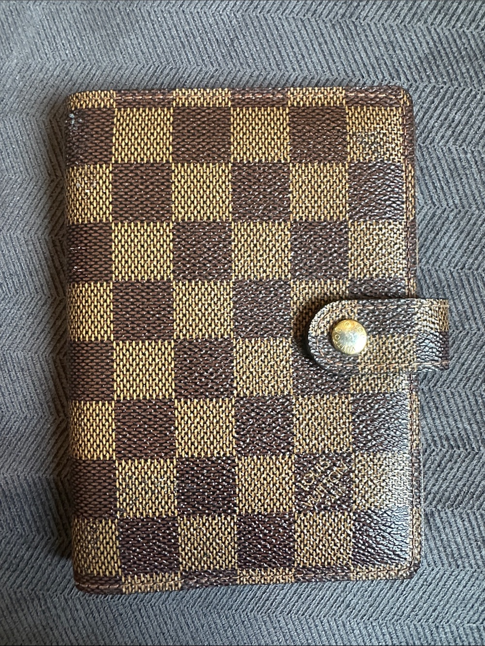 Louis Vuitton PM agenda Damier Ebene